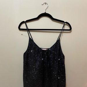 Calypso st Barth navy sequin top size m excellent condition